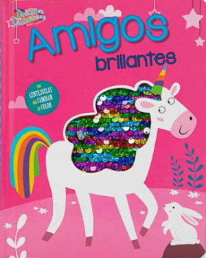 Amigos brillantes-libro con lentejuelas